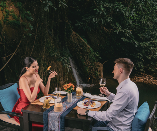 Dining by the Lagoon